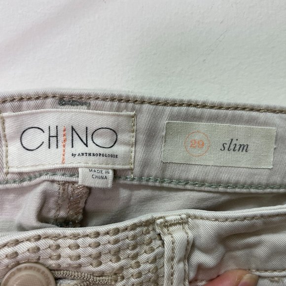 Anthropologie Chino Slim Pants sz 29 - Picture 8 of 10